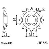 Reťazové koliečko JT JTF 523-15 15T, 630